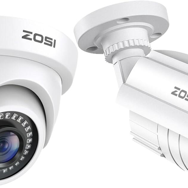 ZOSI 1080p HD 2MP Weatherproof Home Security Camera